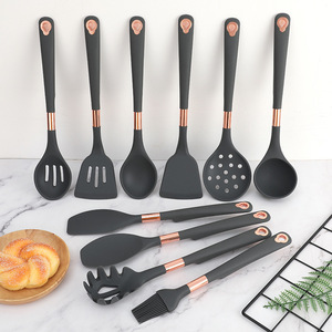 10pcs <b>Set</b> Superior Quality Silicone <b>Utensil</b> <b>Kitchen</b> <b>Set</b> Sale - Product Image 3