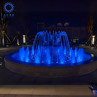 Fontaine musicale LED personnalisée pour projet de parc ou de place publique