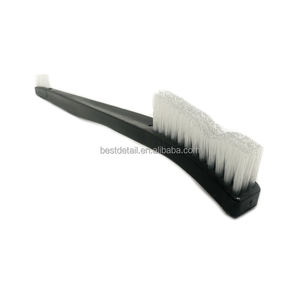 Cepillo de limpieza de pistola de doble cara con cerdas de nailon de 7 "multiusos para piezas pequeñas, tapicería de Hardware automotriz para coche - Product Image 5