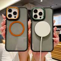 Étui de téléphone portable transparent antichoc magnétique de luxe BIBERCAS en TPU + acrylique pour Redmi NOTE 13 pour modèles
