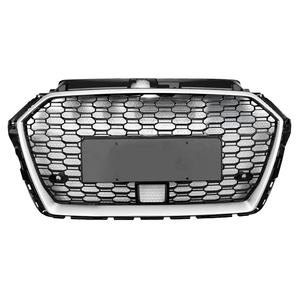 Grille de pare-chocs avant <span class=keywords><strong>A3</strong></span> S3 d'usine Grille noire brillante avec radar ACC pour <span class=keywords><strong>Audi</strong></span> <span class=keywords><strong>A3</strong></span> S3 8V 2017 2018 2019 2020 <span class=keywords><strong>A3</strong></span> Grille RS3 améliorée - Product Image 3