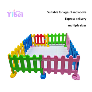 Morbido parco giochi per interni/esterni in plastica colorata gioco di recinzione Pe all'aperto Soft Play per bambini box per bambini - Product Image 6
