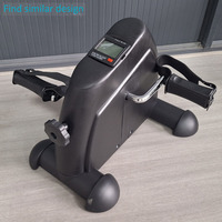 Mini-vélo d'exercice silencieux et compact pour le bureau – Équipement de fitness pour les travailleurs sédentaires et l'entraînement des jambes