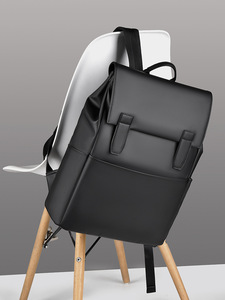 New Casual Fashion High End Business <b>Laptop</b> <b>Backpack</b> Oxford Unisex Waterproof Geometric Zipper Magnetic Flip Design - Product Image 6