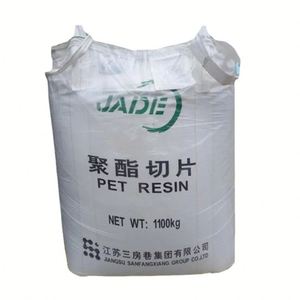 Resina PET en Gránulos, Precio de Fábrica, 100% Virgen, Marca JADE CZ-302, Grado Botella, para Material PET de Agua Potable - Product Image 1
