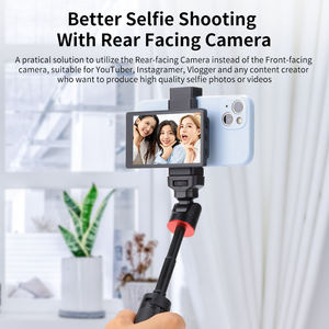 Aquina AQ-SN100 Kit de Montaje con Abrazadera para Pantalla de Teléfono, WiFi 2.4G Inalámbrico, Fácil de Usar, 3.97 Pulgadas, Espejo en Tiempo Real para Vlogs y Selfies - Product Image 3