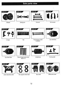 Repuestos para Auto RC Wltoys 1/18, Catálogo de Piezas <span class=keywords><strong>A959</strong></span> (ver Imagen de Detalles del Producto) - Product Image 2