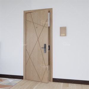 Standard allemand portas residencial portas para casas puertas de portes intérieures en bois appartement intérieur porte de chambre en bois - Product Image 3