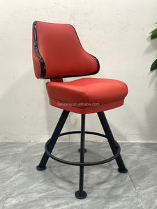 Meubles de boîte de nuit Machines à sous d'argent de jeu Ensemble de chaises de poker Chaises de <span class=keywords><strong>roulette</strong></span> de casino en cuir <span class=keywords><strong>Tabouret</strong></span> de bar Chaise de bar haute de luxe - Product Image 5