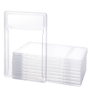 Hộp bảo vệ thẻ nhựa cao cấp, bảo vệ toàn diện, <span class=keywords><strong>d</strong></span>ùng để xếp hạng thẻ thể thao, bộ xếp hạng thẻ giao <span class=keywords><strong>d</strong></span>ịch, xếp hạng thẻ bóng chày. - Product Image 4