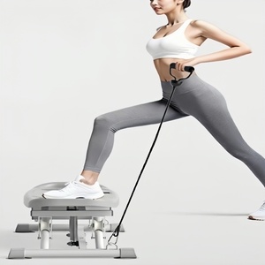 Máquina de ejercicios de escaleras con pedales, máquina de torsión antideslizante para gimnasio en casa, equipo de fitness con manillar ajustable, máquina de esquí - Product Image 6