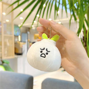 Llaveros de Peluche con Forma de Vegetales de Bambú y Cebolla de <span class=keywords><strong>BROS</strong></span>, Muñecos de Peluche Suaves para Decoración de Mochilas, Novedad - Product Image 6