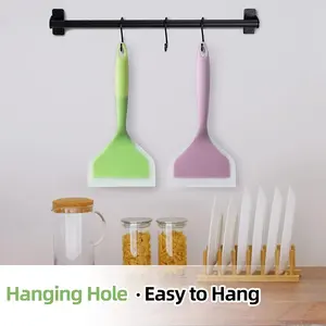 Silicone Spatula Ware Cooking Utensils Beef Meat Egg Kitchen Scraper Wide Pizza Cooking Tools Shovel Non-stick Spatula - Product Image 5