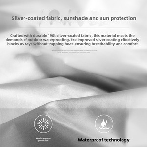 Nueva Carpa de Ducha Exterior Ventilada para las Cuatro Estaciones, de Poliéster 190T, para Inodoro Móvil, Baño, Vestidor y Camping - Product Image 3
