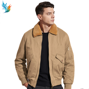 Haute qualité personnalisé col rabattu coton décontracté épaissi <span class=keywords><strong>jeunesse</strong></span> Parka manteau fermeture éclair hommes veste - Product Image 5