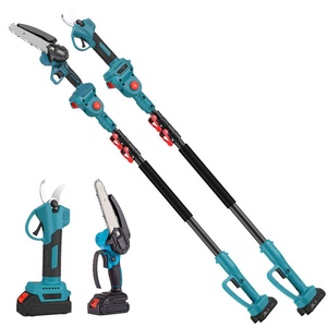 Ensemble de scie à perche sans fil et de sécateur, scie à chaîne électrique 21V avec tige d'extension de 30 cm, outils de jardin pour l'élagage des arbres - Product Image 3