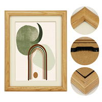 Cadre photo en bois pliable en forme de livre personnalisé d'usine moderne A3 A4 A5 Décoration en bois pour la maison Impression par sublimation Forme d'amour