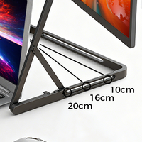 Moniteur à triple écran TriCreate Lite Factory Custom 14 "FHD IPS Extender Compatible avec Windows/Android/PS4/MacBook