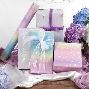 Papel de regalo al por mayor de fábrica 43*300 cm embalaje de papel de regalo de cumpleaños - Product Image 2