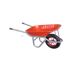 Haute qualité PhuLong Global PL-1054 fabriqué au Vietnam Durable solide brouette roue pneumatique en plastique plateau métallique garantie de 3 ans - Product Image 3