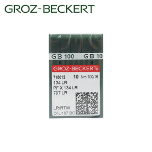 Aiguille à coudre Groz-Beckert Pfx134lr 10 Nm100/16 pour machine à boutonnières à double aiguille 797lr pour cuir - Product Image 2
