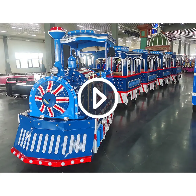 CE Certified Cheap Price Amusement Park Rides Carnival Fun Mini Electric Battery London Bus Trackless Train For Shopping Mall