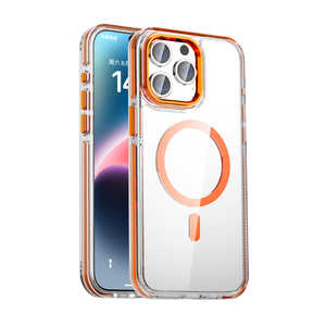 Hai lớp chống sốc TPE bumper cực thả bảo vệ TPU PC trường hợp điện thoại với sạc không dây cho Iphone 15Promax - Product Image 5