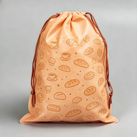Pochette à cordon pliable en non-tissé, économique et en gros, avec logo personnalisé imprimé, sac anti-poussière protecteur recyclable pour portefeuille quotidien