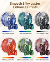 Filament 3D LANDU PLA Soie Arc-en-ciel 1kg 1.75mm 0.02mm 200-220 pour moulage, sans colmatage, sans enroulement, écologique