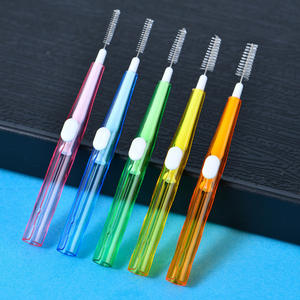 Cepillo de Cuidado Bucal Ortodóntico, Tipo Push-Pull Transfronterizo, Cepillo Interdental para Cejas y Pestañas, Hecho de Plástico y Nailon - Product Image 6