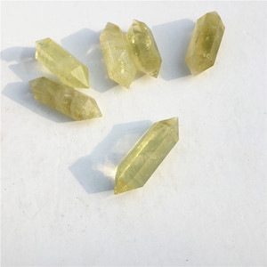 Đá Thạch Anh Trong Suốt Điểm Chữa Bệnh Đá Tự Nhiên <span class=keywords><strong>Citrine</strong></span> Điểm Kết Thúc Kép - Product Image 2