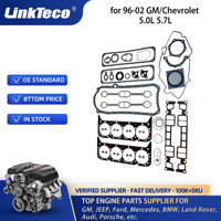 LinkTeco Jeu de joints complet pour 96-02 GM/Chevrolet 5.0L 5.7L 350 - C5.7 OHV V8 16V Vortec 10108676 CS8510-1 14088505