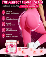 OEM 120 Gummies Créatine Monohydrate pour Femmes – Soutient la Masse Musculaire Maigre, la Force, la Récupération Post-Entraînement et la Santé de la Peau, des Cheveux et des Ongles