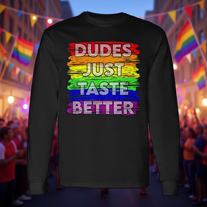 I ragazzi sembrano avere un buon gusto più buono, maglietta a maniche lunghe Rainbow Pride - Product Image 3