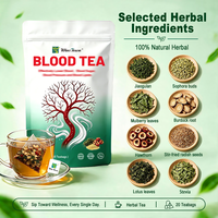 Té Herbal de Jiaogulan, Capullos de Sophora, Hojas de Morera, Raíz de Bardana, Espino Blanco, Semillas de Rábano Salteado, Hojas de Loto y Stevia, 20 Bolsitas de Té