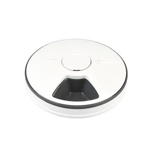 Mangeoire automatique pour animaux de compagnie Mangeoire pour chiens et chats avec minuterie Distributeur automatique de nourriture avec rappel sonore Mangeoire pour animaux de compagnie à 6 repas