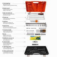 Ensemble de 121 outils de réparation automobile, ensemble d'outils de réparation mécanique, ensemble d'entretien automobile