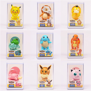 Action Figure Pupazzo in PVC Originale all'Ingrosso di Eevee Rowlet Cubone Gengar Charmander Jigglypuff Squirtle Psyduck Meowth Slowpoke - Product Image 3
