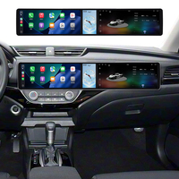 Автомагнитола MOOKAKA 12.3+ 4.99+12.3 для Honda Crider/Envix 2019-2022 с Android GPS-навигацией, беспроводным CarPlay и интерактивным экраном