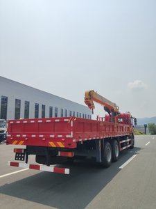 شاحنة رافعة محمولة على هيكل دونغفنغ 6×4 و8×4 بذراع مستقيم، ناقل حركة يدوي جديد، محرك ديزل، سعة تحميل 12 طن، معروضة للبيع - Product Image 6