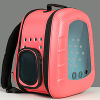 Sac à dos de transport pour animaux de compagnie moderne en EVA personnalisé, sac de voyage transparent pour chat, résistant aux rayures, souple, pour chats et petits chiens