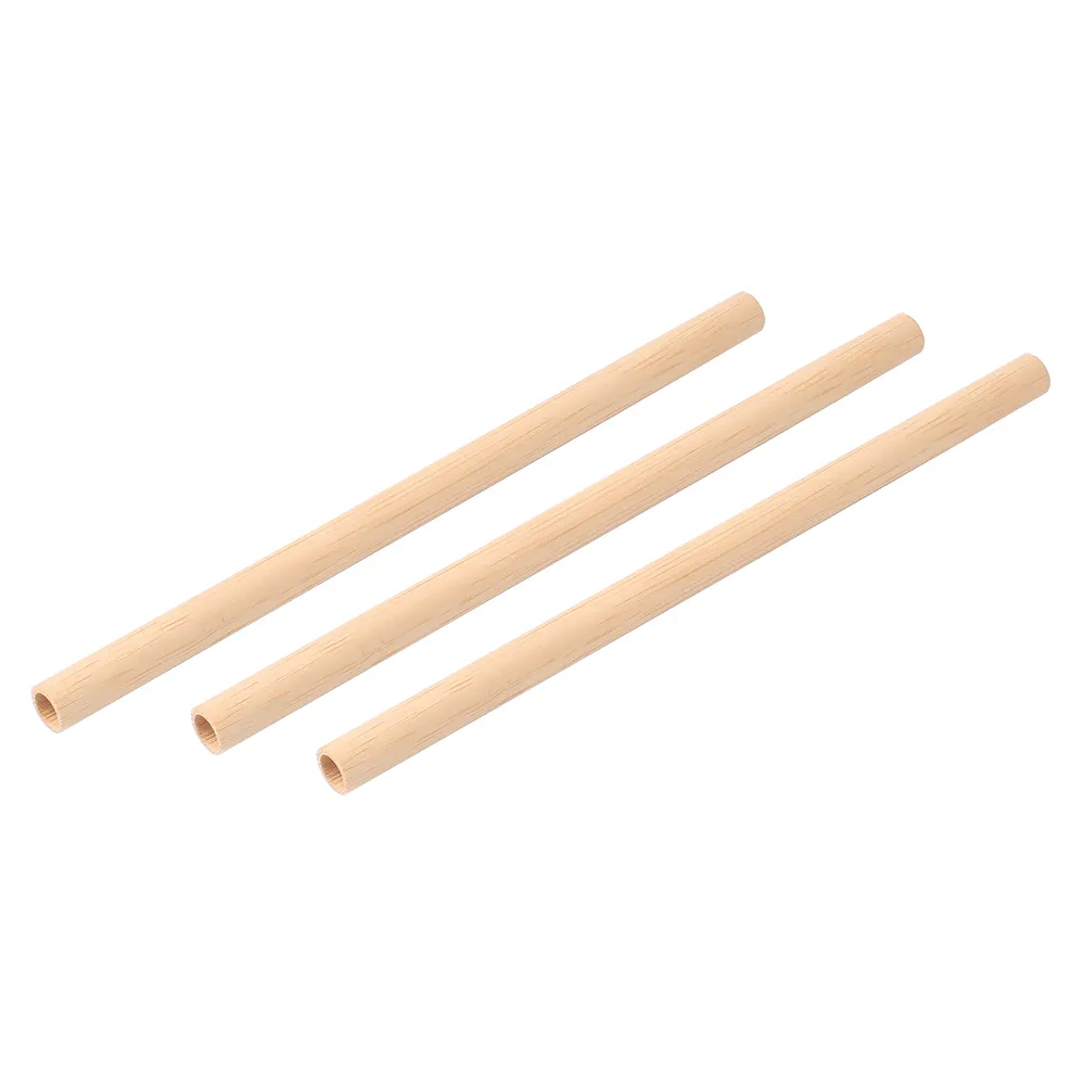 Eco Friendly Natural Organic Bambu Disposable Straws Biodegradable 100% Bamboo Material Drinking Straw