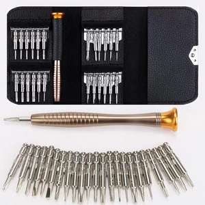 Juego de Destornilladores 25 en 1, Herramienta de Reparación Multifuncional, Bolsa de Cuero, Herramienta de Reparación de Teléfonos Móviles 25 en 1 - Product Image 1