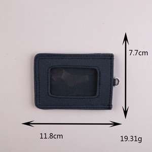 Gepersonaliseerde Handgemaakte Katoenen Canvas Kaarthouder Slanke Gekleurde School Student Id Houder Voor Meisjes Foto & Id Beschermende Portemonnee - Product Image 5