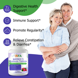 Private Label Women's <b>Probiotic</b> <b>Tablets</b> Digestive Health Support Immune Support Promote Regularity Lactobacillus Rhamnosus - Product Image 6