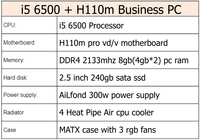 I5 6500 Cheap Full Gaming Pc Custom Computer Set Equipment Desktops Prebuilt Wholesale Build Desktop Gamer Pc