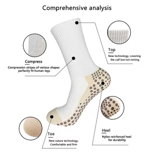 Calzini Sportivi di Alta Qualità per Ciclismo e Corsa, Calze da Uomo alla Caviglia, Lussuose, Antiscivolo, Personalizzate per <span class=keywords><strong>Calcio</strong></span> - Product Image 3