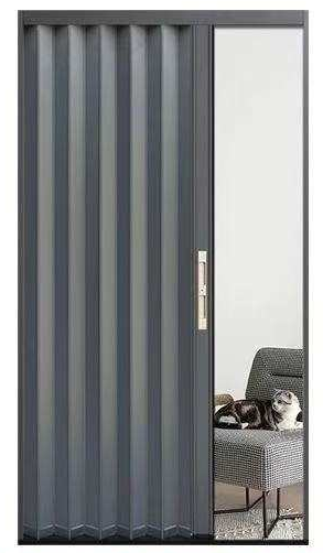 ประตูพับตัววีสีเทา