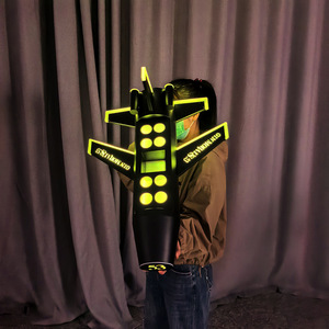 LED Airplane Cocktail Cup Holder Iron 8 Holes Illuminated For Cocktail Party - Product Image 3