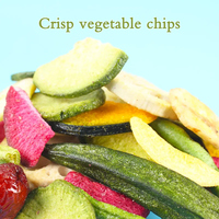 9 types de collations chips de légumes secs
